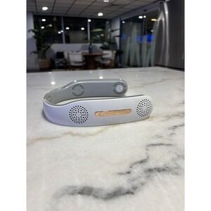 Portable Bladeless Neck Fan, Hands-Free, USB Rechargeable, Personal Cooling